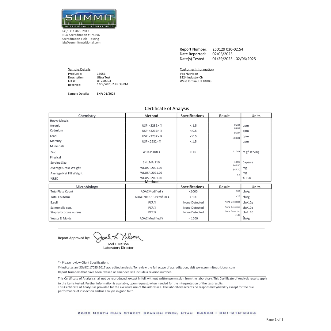 AC-01 Androgen Complex - Men's T-Support