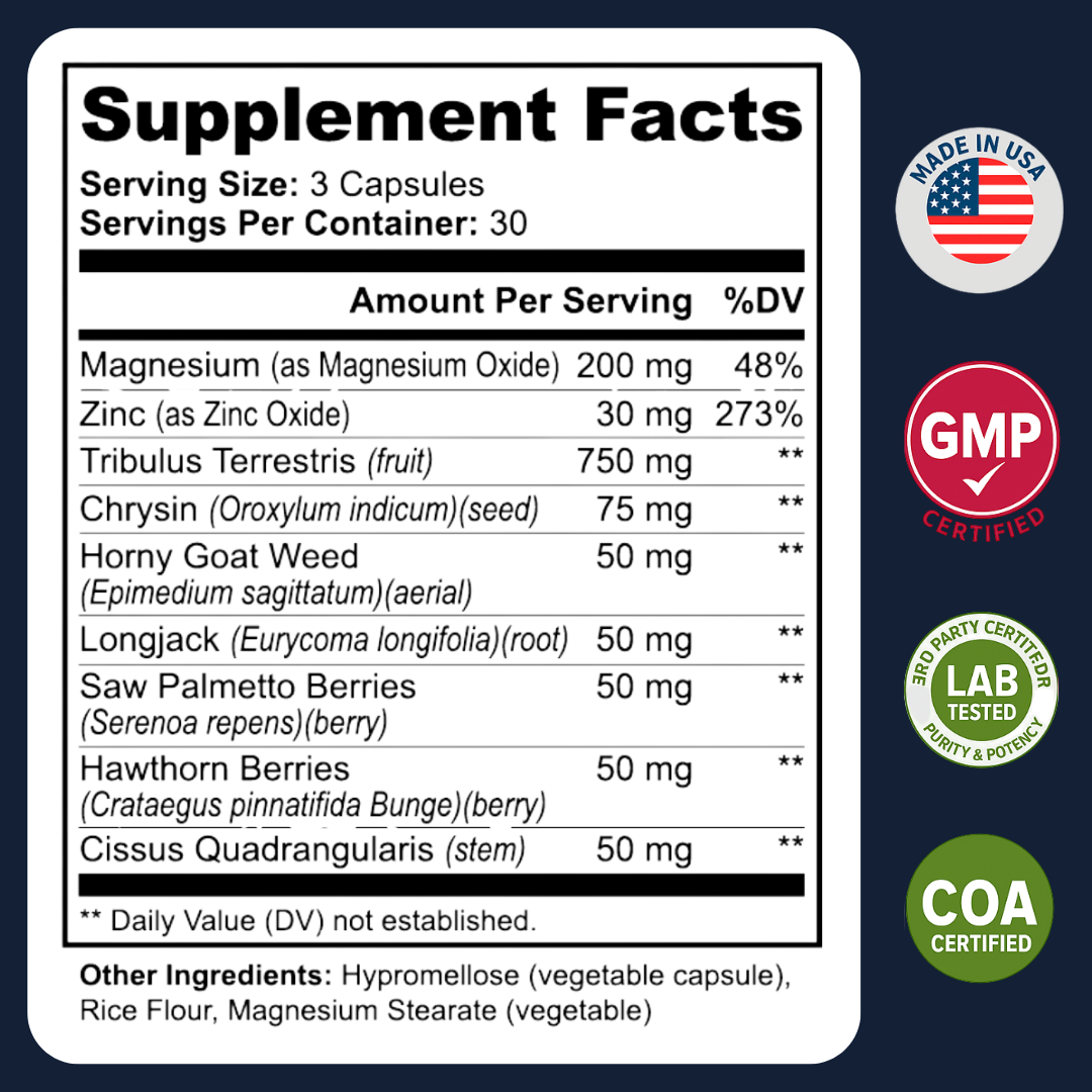 AC-01 Androgen Complex - Men's T-Support